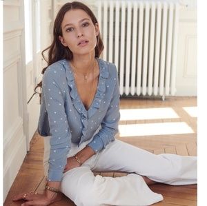 Sezane capucine blouse 36